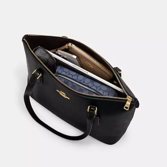 Coach Gallery Leopard Tote Bag CY347 Coated Canvas Shoulder Bag Medium ORIGPKG - Picture 11 of 13